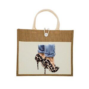 Custom Canvas Tote Bag, Made to Order - Off White Tote, Large Size